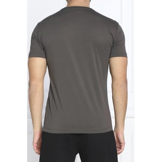 T-shirt męski Emporio Armani z krótkim rękawem z napisem na wiosnę