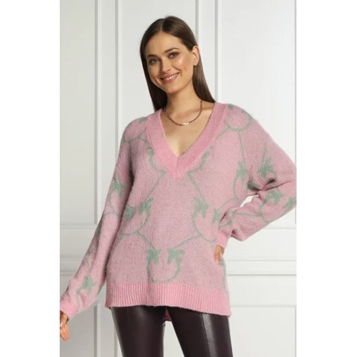 Pinko Sweter MARISOL | Loose fit | z dodatkiem wełny Pinko S promocyjna cena Gomez Fashion Store