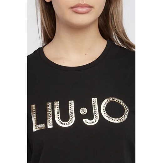 Liu Jo T-shirt | Regular Fit Liu Jo 38 wyprzedaż Gomez Fashion Store