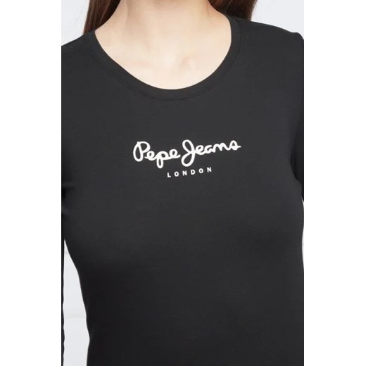 Bluzka damska Pepe Jeans z elastanu