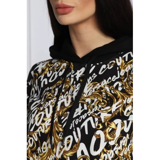 Versace Jeans bluza damska z bawełny w abstrakcyjnym wzorze