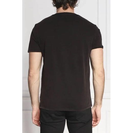 T-shirt męski Guess czarny bawełniany
