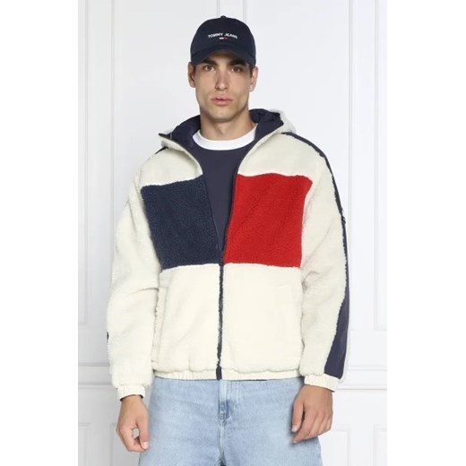Tommy Jeans Dwustronna kurtka SHERPA | Relaxed fit Tommy Jeans XL Gomez Fashion Store