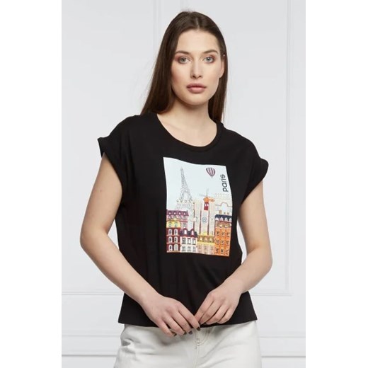 Liu Jo T-shirt | Regular Fit Liu Jo L wyprzedaż Gomez Fashion Store