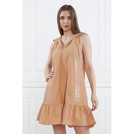 Armani Exchange sukienka z dekoltem w serek mini