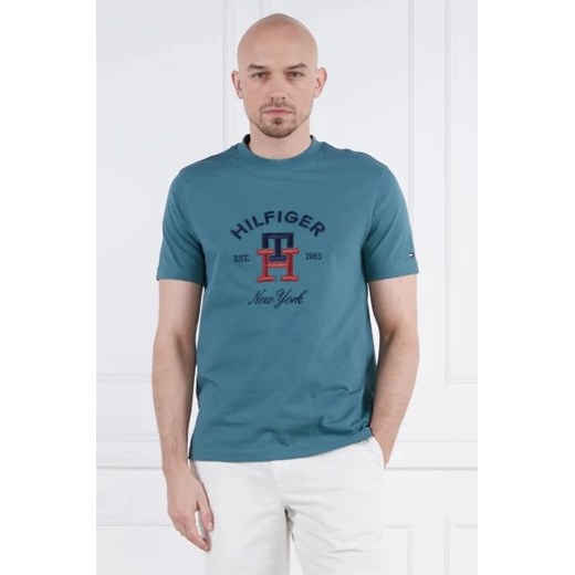 Tommy Hilfiger T-shirt CURVED MONOGRAM | Regular Fit Tommy Hilfiger M okazja Gomez Fashion Store