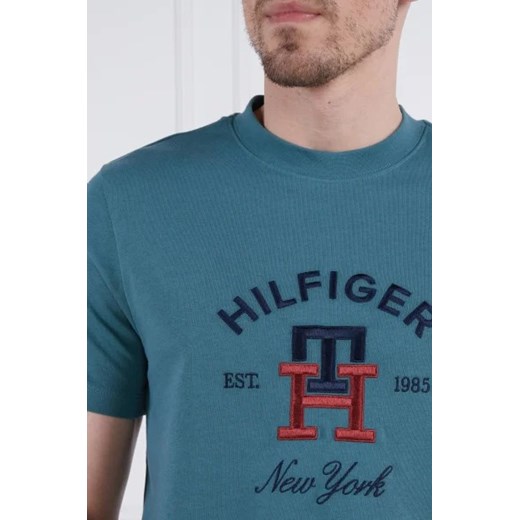 Tommy Hilfiger T-shirt CURVED MONOGRAM | Regular Fit Tommy Hilfiger XL promocja Gomez Fashion Store