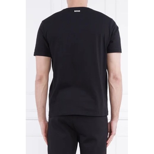T-shirt męski BOSS HUGO z napisami z krótkim rękawem