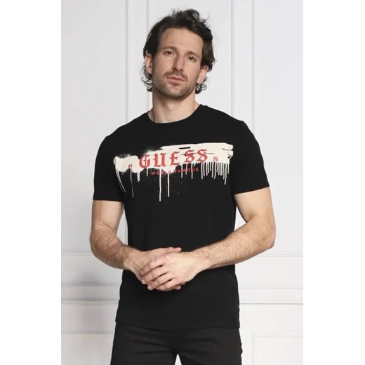 GUESS JEANS T-shirt GRAFFITI DRIPS | Regular Fit XL Gomez Fashion Store