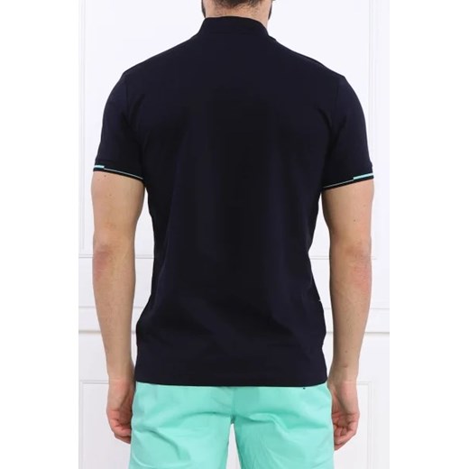 T-shirt męski BOSS HUGO casual czarny z krótkim rękawem