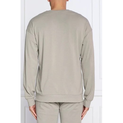 T-shirt męski Hugo Boss zielony z elastanu z długim rękawem