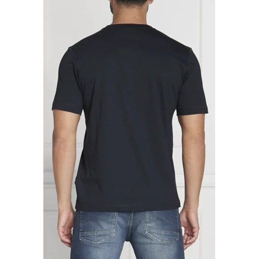 BOSS HUGO t-shirt męski z napisem z krótkim rękawem 