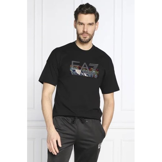 EA7 T-shirt | Regular Fit M okazja Gomez Fashion Store