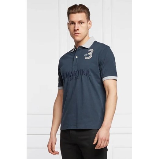 T-shirt męski La Martina bawełniany 