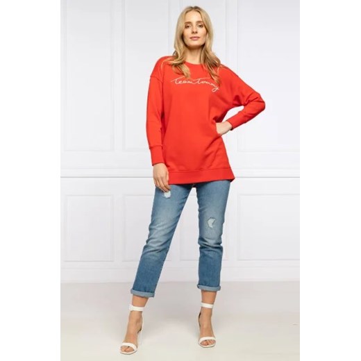 Bluza damska Tommy Hilfiger młodzieżowa z napisem
