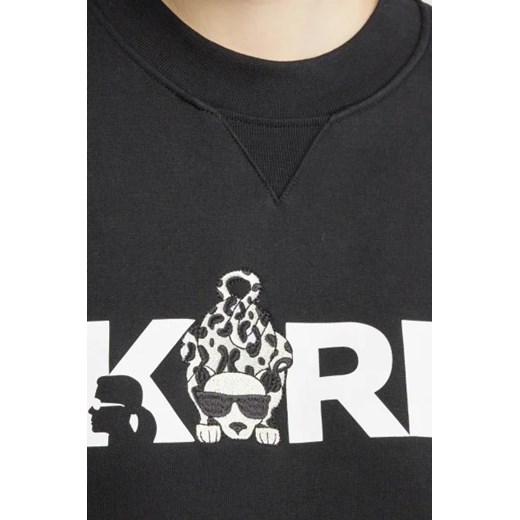 Karl Lagerfeld Bluza Ikonik Animal Sweat | Regular Fit Karl Lagerfeld M promocyjna cena Gomez Fashion Store