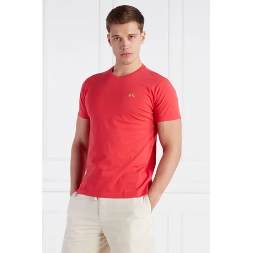 T-shirt męski La Martina z bawełny