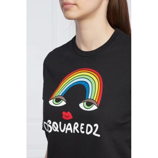 Dsquared2 T-shirt Rainbow Renny | Regular Fit Dsquared2 S promocja Gomez Fashion Store