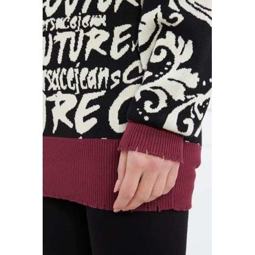 Versace Jeans Couture Sweter | Regular Fit XS wyprzedaż Gomez Fashion Store