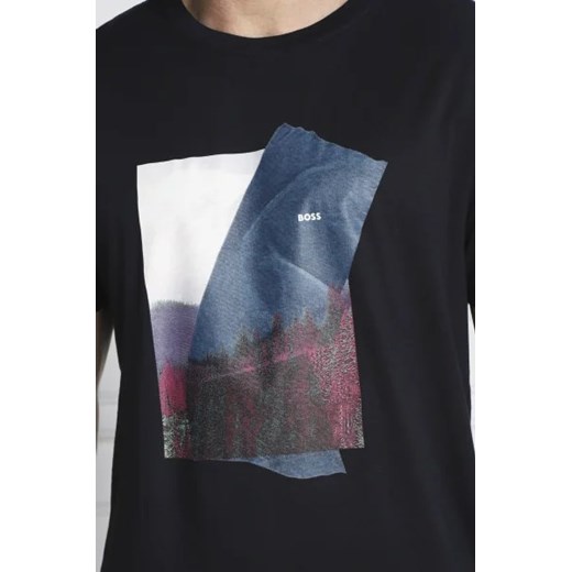 T-shirt męski BOSS HUGO z krótkim rękawem z nadrukami