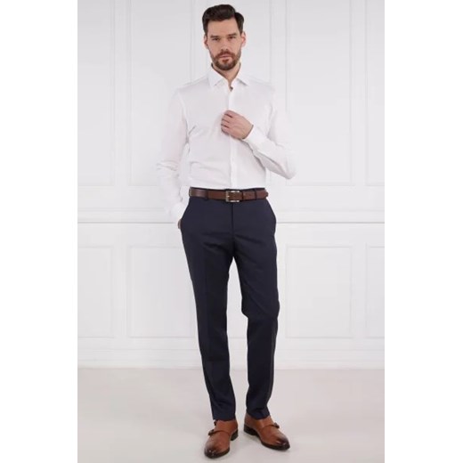 BOSS Wełniane spodnie H-Genius-MM-224 | Slim Fit 50 Gomez Fashion Store