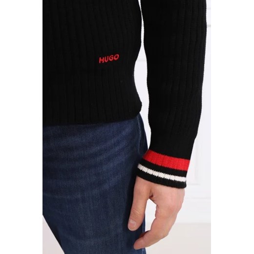 HUGO Sweter Shizo | Regular Fit | z dodatkiem wełny S Gomez Fashion Store okazyjna cena