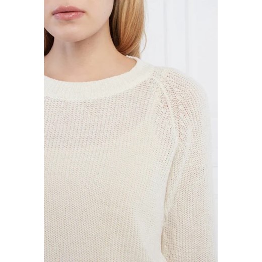 Marella Lniany sweter RICARD | Regular Fit Marella L promocja Gomez Fashion Store