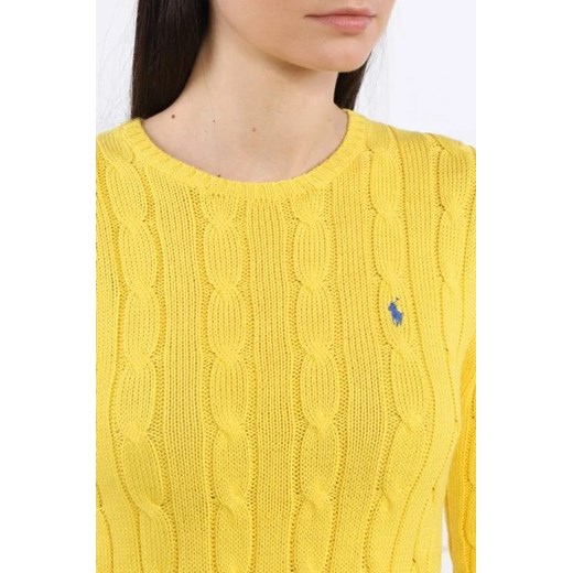 Żółty sweter damski Polo Ralph Lauren 