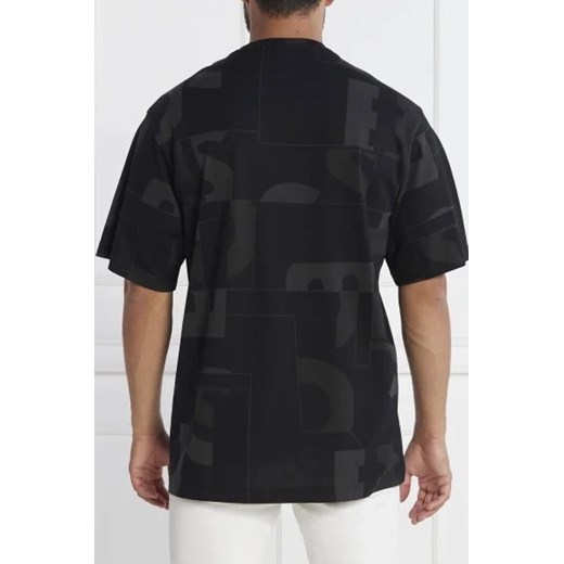 T-shirt męski BOSS HUGO w stylu młodzieżowym z krótkim rękawem