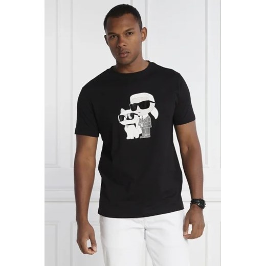 T-shirt męski Karl Lagerfeld w stylu młodzieżowym 