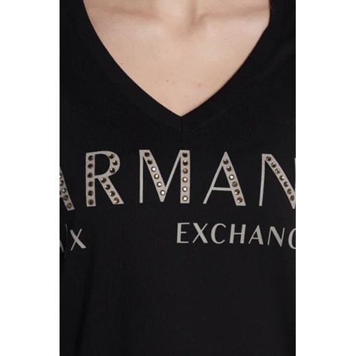 Bluzka damska Armani Exchange z bawełny 