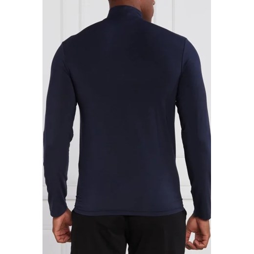 Sweter męski granatowy Emporio Armani z elastanu