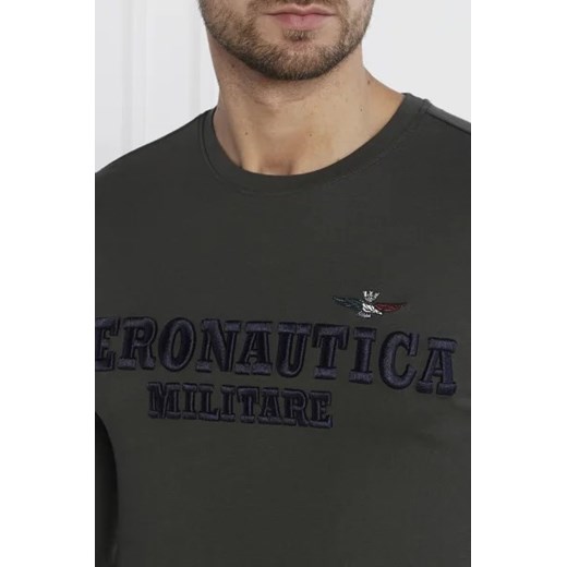 T-shirt męski Aeronautica Militare z długimi rękawami