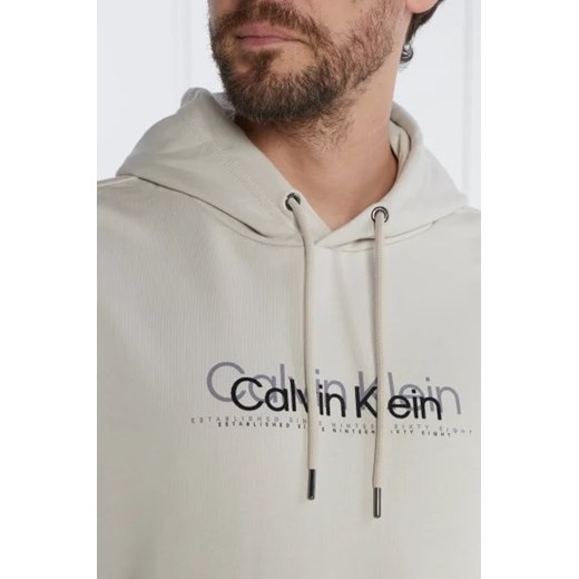 Calvin Klein Bluza DOUBLE FLOCK LOGO | Regular Fit Calvin Klein XL Gomez Fashion Store