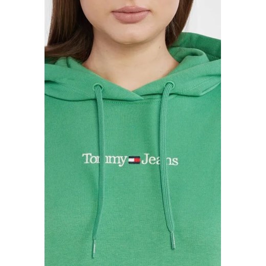 Bluza damska Tommy Jeans zielona casual 