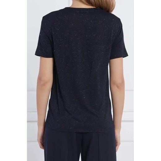 Tommy Hilfiger T-shirt REG V-NK FEM METALLIC SS | Regular Fit Tommy Hilfiger S okazja Gomez Fashion Store