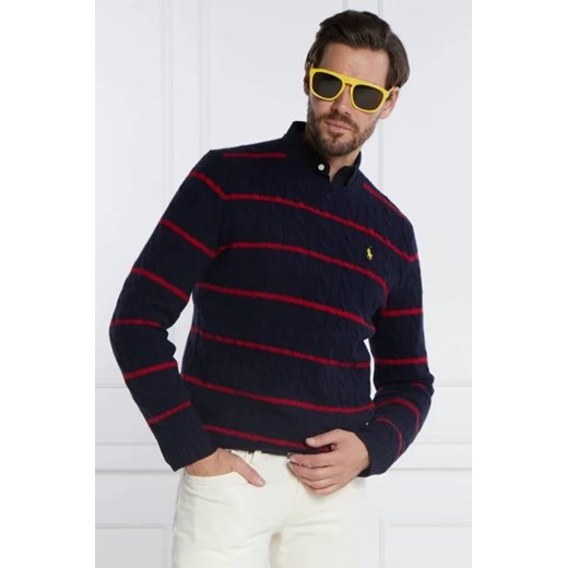 POLO RALPH LAUREN Wełniany sweter | Regular Fit | z dodatkiem kaszmiru Polo Ralph Lauren L Gomez Fashion Store