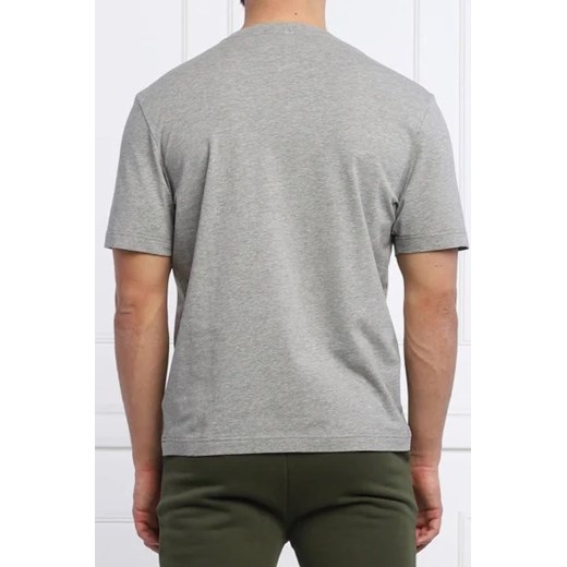 T-shirt męski szary BOSS HUGO z krótkim rękawem