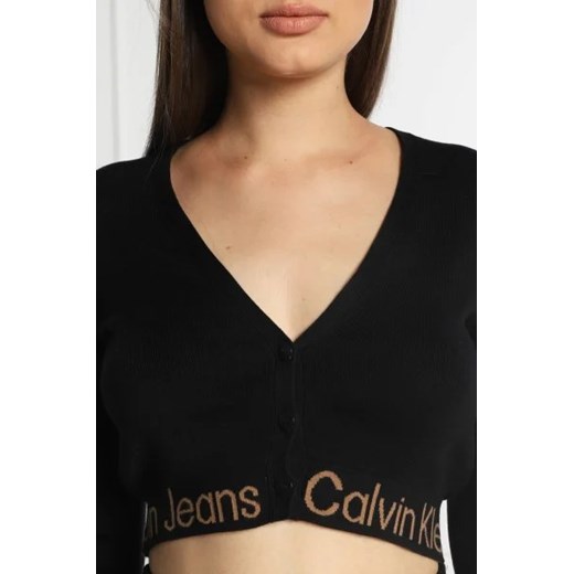 CALVIN KLEIN JEANS Kardigan | Cropped Fit M Gomez Fashion Store okazyjna cena