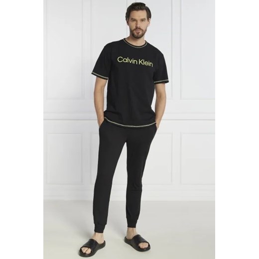 T-shirt męski Calvin Klein Underwear w stylu młodzieżowym z krótkim rękawem