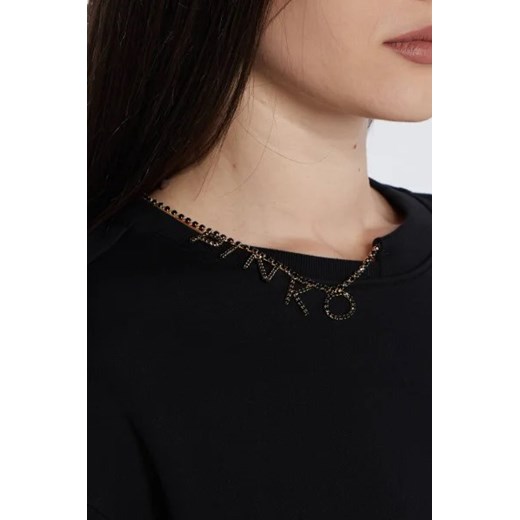 Bluza damska czarna Pinko z bawełny