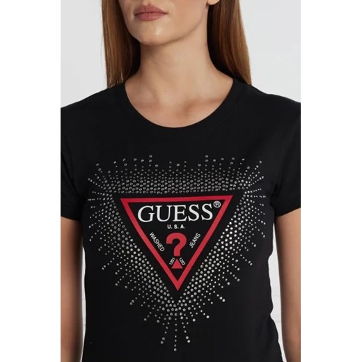 GUESS JEANS T-shirt STAR TRIANGLE | Regular Fit S okazja Gomez Fashion Store