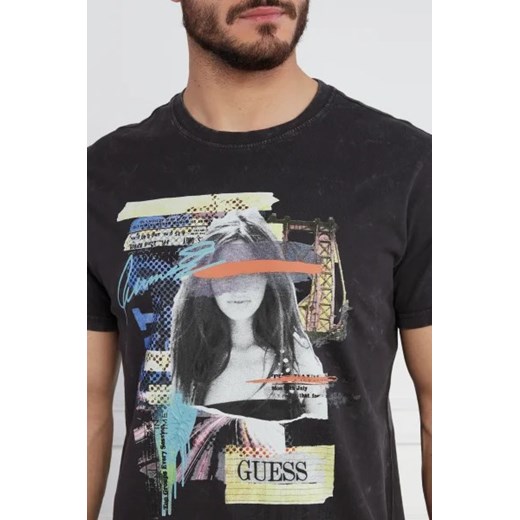 GUESS T-shirt SS CN WOMAN GRAPHIC | Regular Fit Guess XXL Gomez Fashion Store wyprzedaż