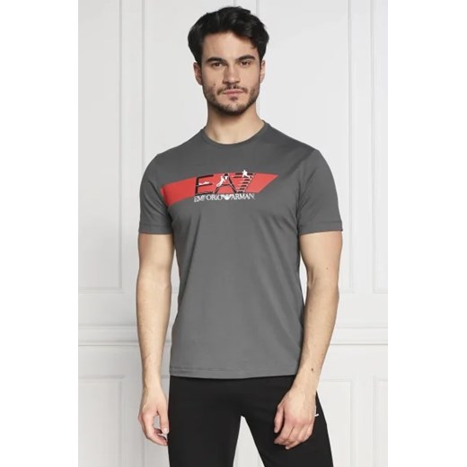 EA7 T-shirt | Regular Fit S wyprzedaż Gomez Fashion Store