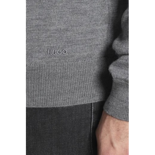 HUGO Wełniany sweter San Cedric-M1 | Regular Fit S wyprzedaż Gomez Fashion Store