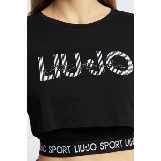 Liu Jo Sport T-shirt | Cropped Fit XL okazja Gomez Fashion Store