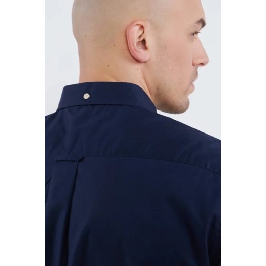 Koszula męska Gant granatowa z kołnierzykiem button down 