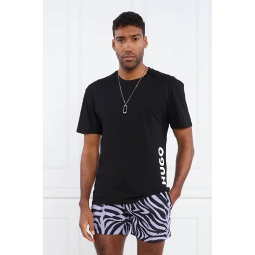 Czarny t-shirt męski Hugo Boss
