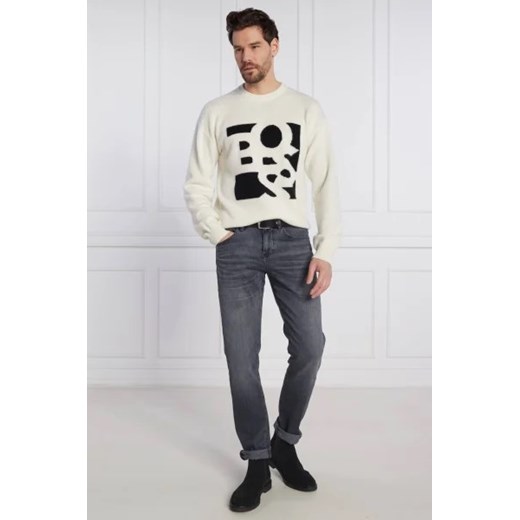 Sweter męski BOSS HUGO beżowy