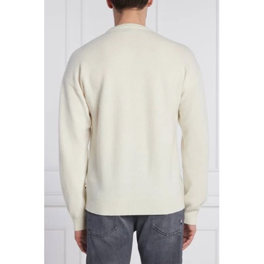 BOSS Wełniany sweter Loskar | Regular Fit | z dodatkiem kaszmiru L wyprzedaż Gomez Fashion Store